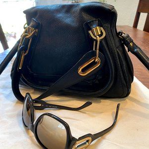 Chloe Paraty grained calfskin